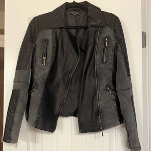 II sisters faux leather jacket